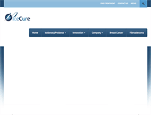 Tablet Screenshot of icecure-medical.com
